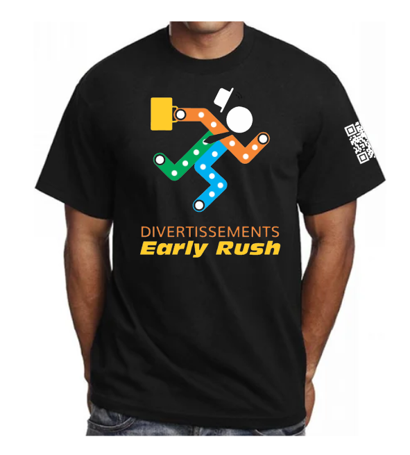 Découvrez les T-shirts Rush Matinal, confectionnés en 100 % coton pour une douceur et un confort incomparables. Inspirés par le style urbain du métro de Montréal, ces T-shirts unisexes allient authenticité et modernité, parfaits pour affirmer votre identité avec élégance au quotidien, tout en permettant de découvrir les artistes locaux!